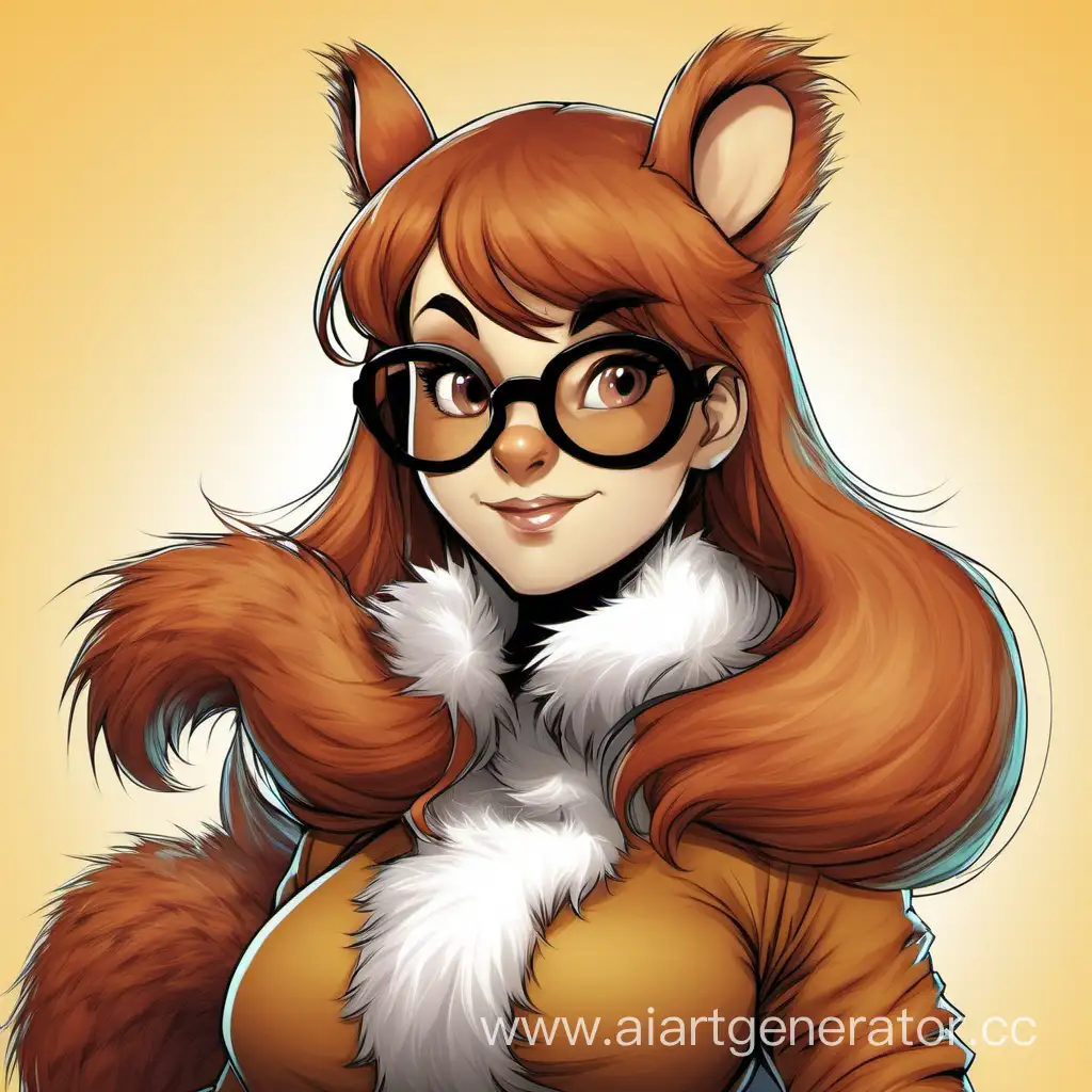 Adorable-Furry-Squirrel-Girl-in-Enchanting-Forest-Scene