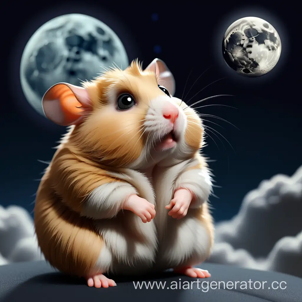 Contemplative-Hamster-Gazes-at-the-Moon