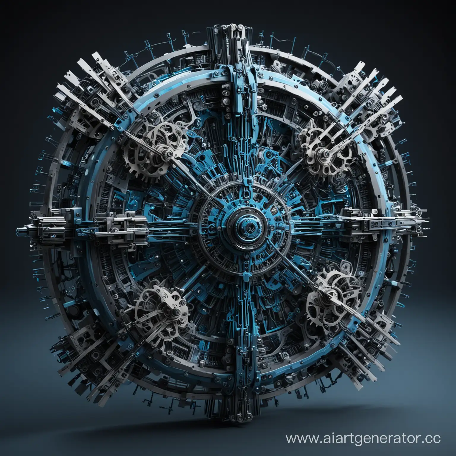 Intricate-Clockwork-Mechanism-Radiating-Blue-and-Black-Energy