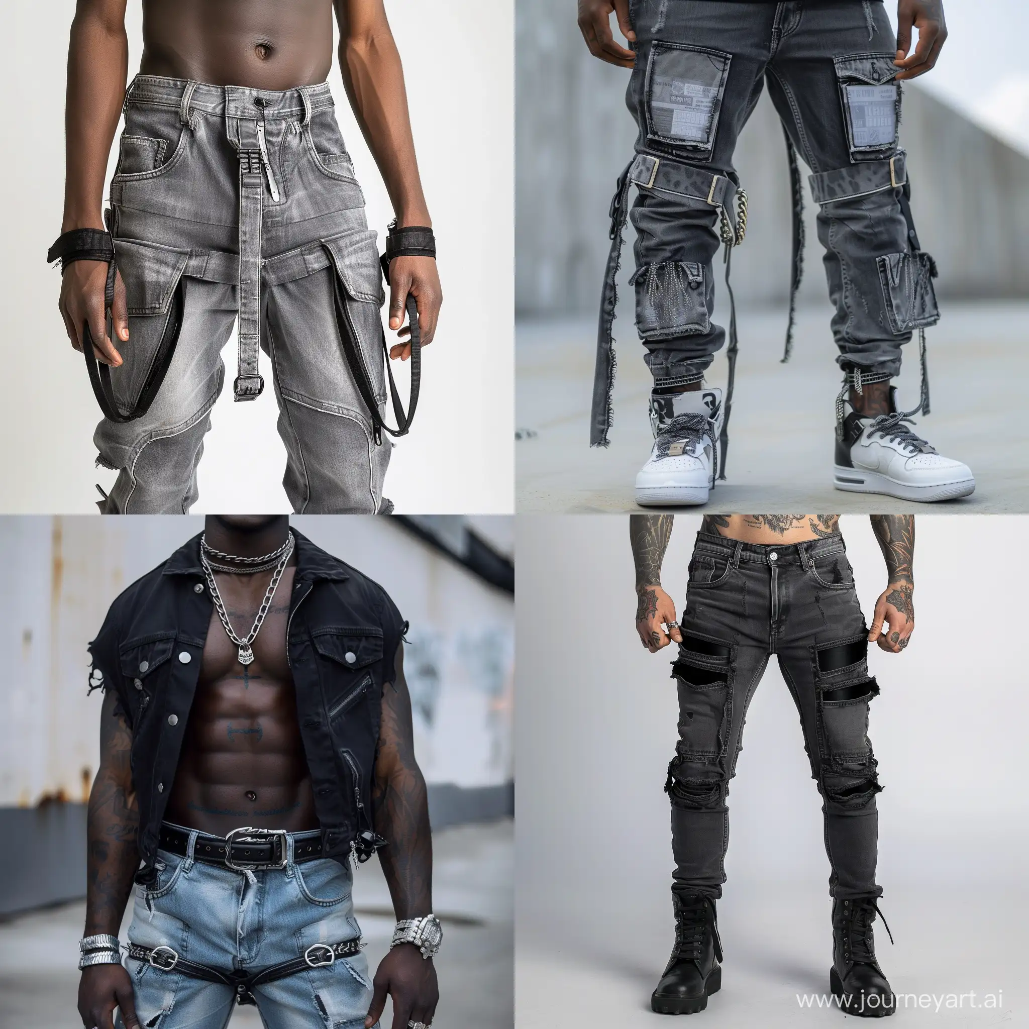 Powerful-Storm-XMen-Character-in-Stylish-MidriffTight-Jeans