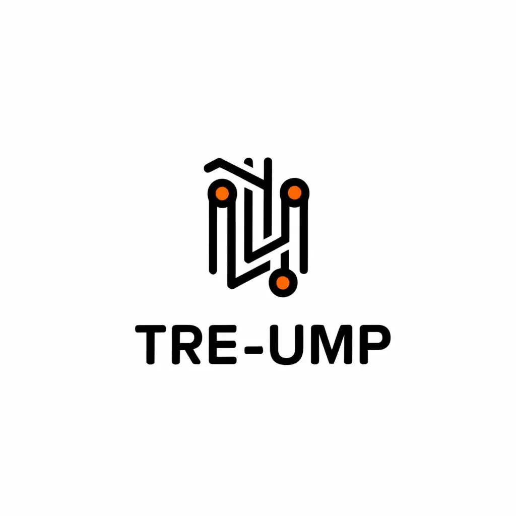 a logo design,with the text "TRE UMP", main symbol:RESISTOR,Moderate,be used in Education industry,clear background