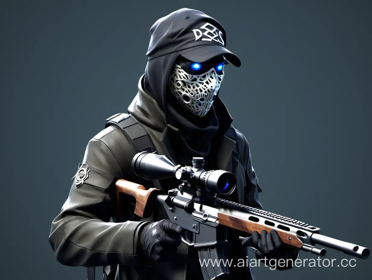 Stealthy-Sniper-with-Intricate-Mask-Monitors-Discord-Activity