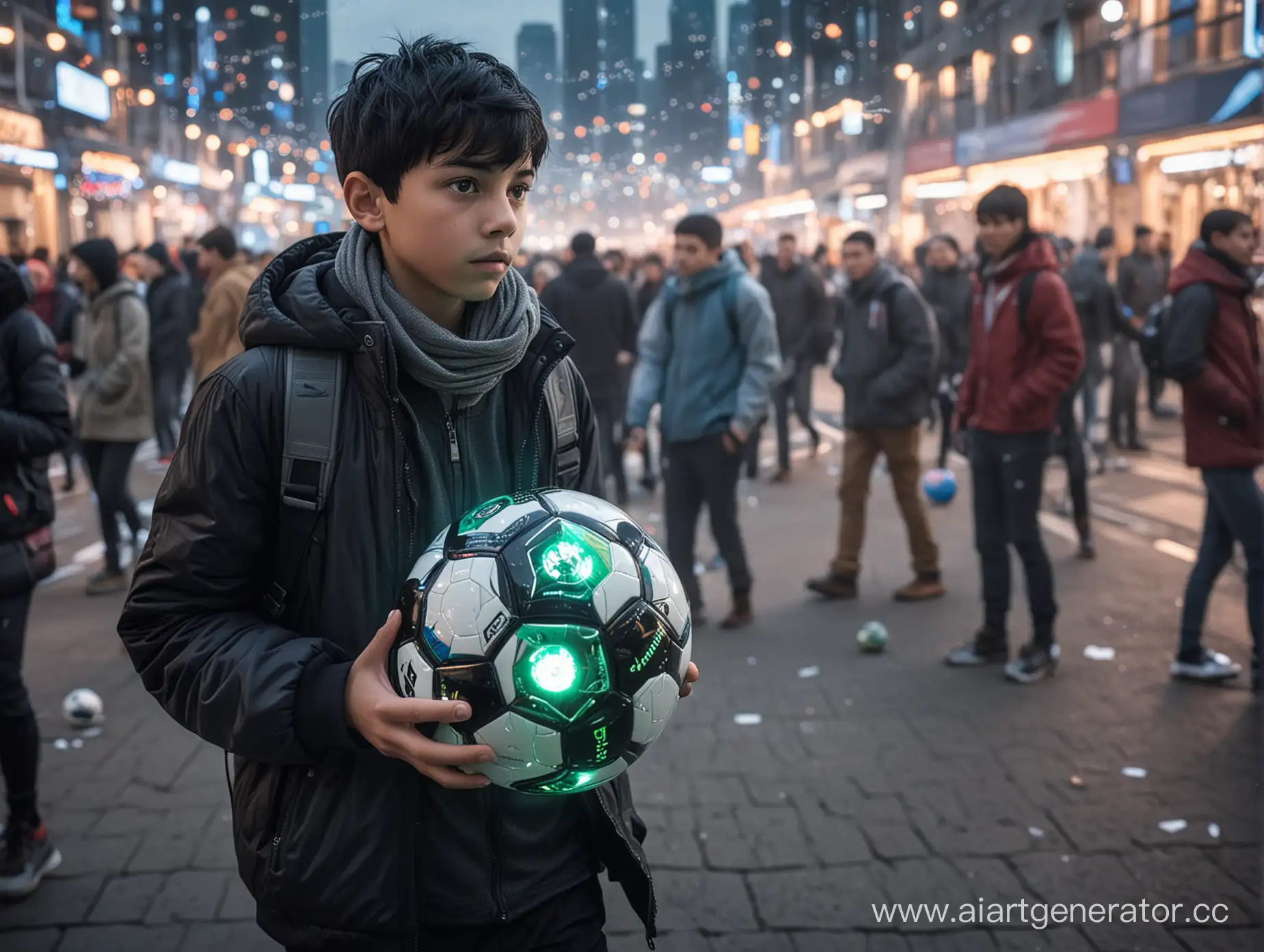 Talented-Soccer-Prodigy-Stuns-Crowd-in-Futuristic-Cityscape