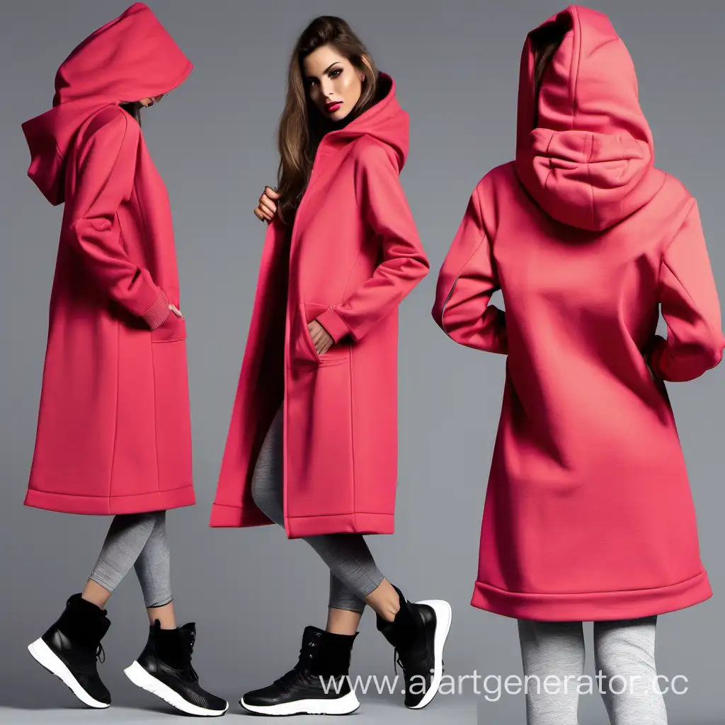 Trendy-Long-RedPink-Sporty-Hooded-Coat-for-Fashion-Enthusiasts