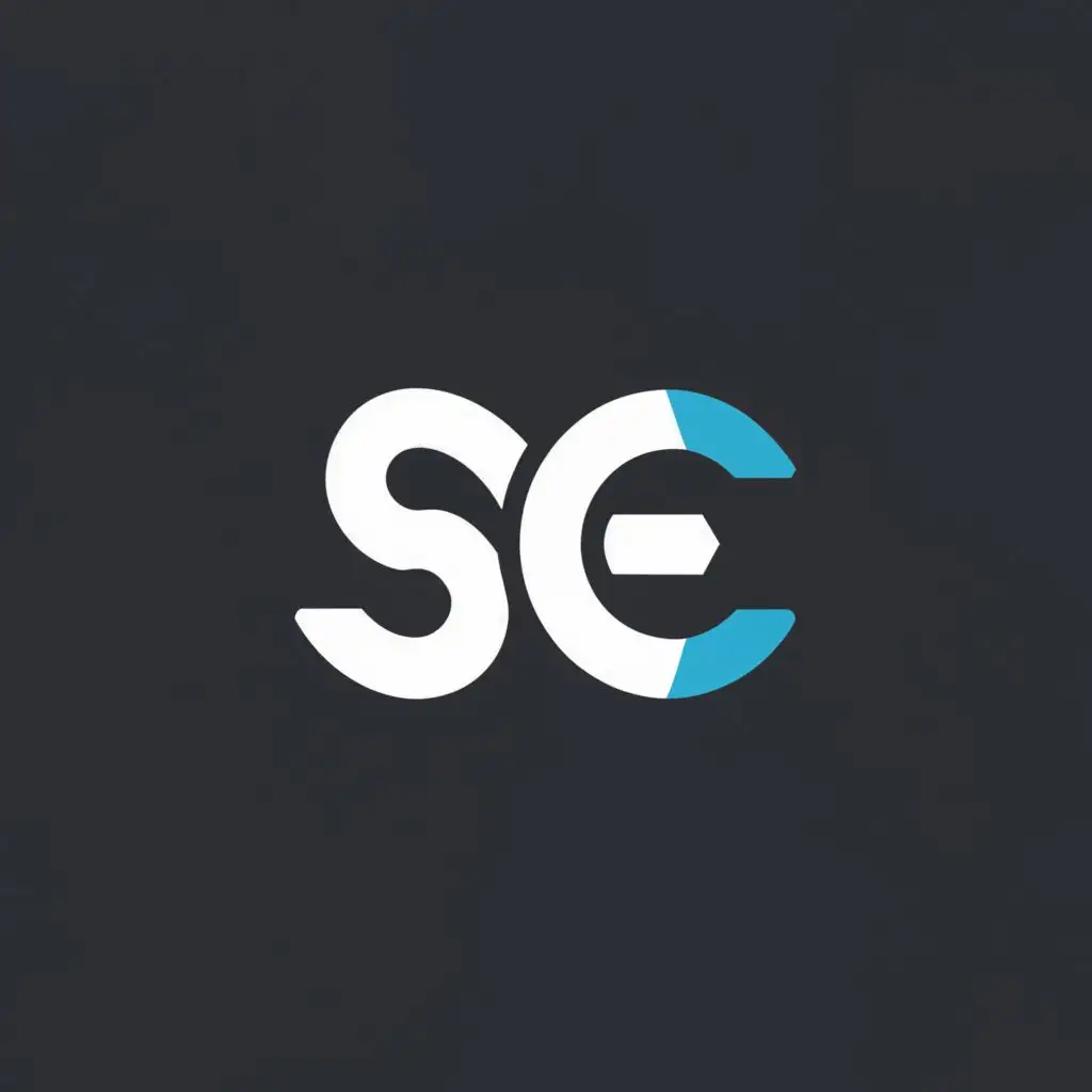 a logo design,with the text "SE", main symbol:nothing,Minimalistic,be used in Technology industry,clear background