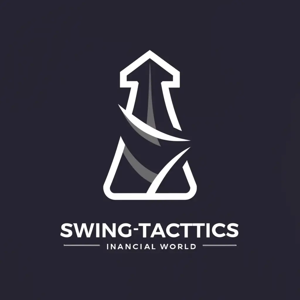 a logo design,with the text "Swingtactics", main symbol:Master the art of strategy with Swingtactics.,Moderate,be used in Finance industry,clear background