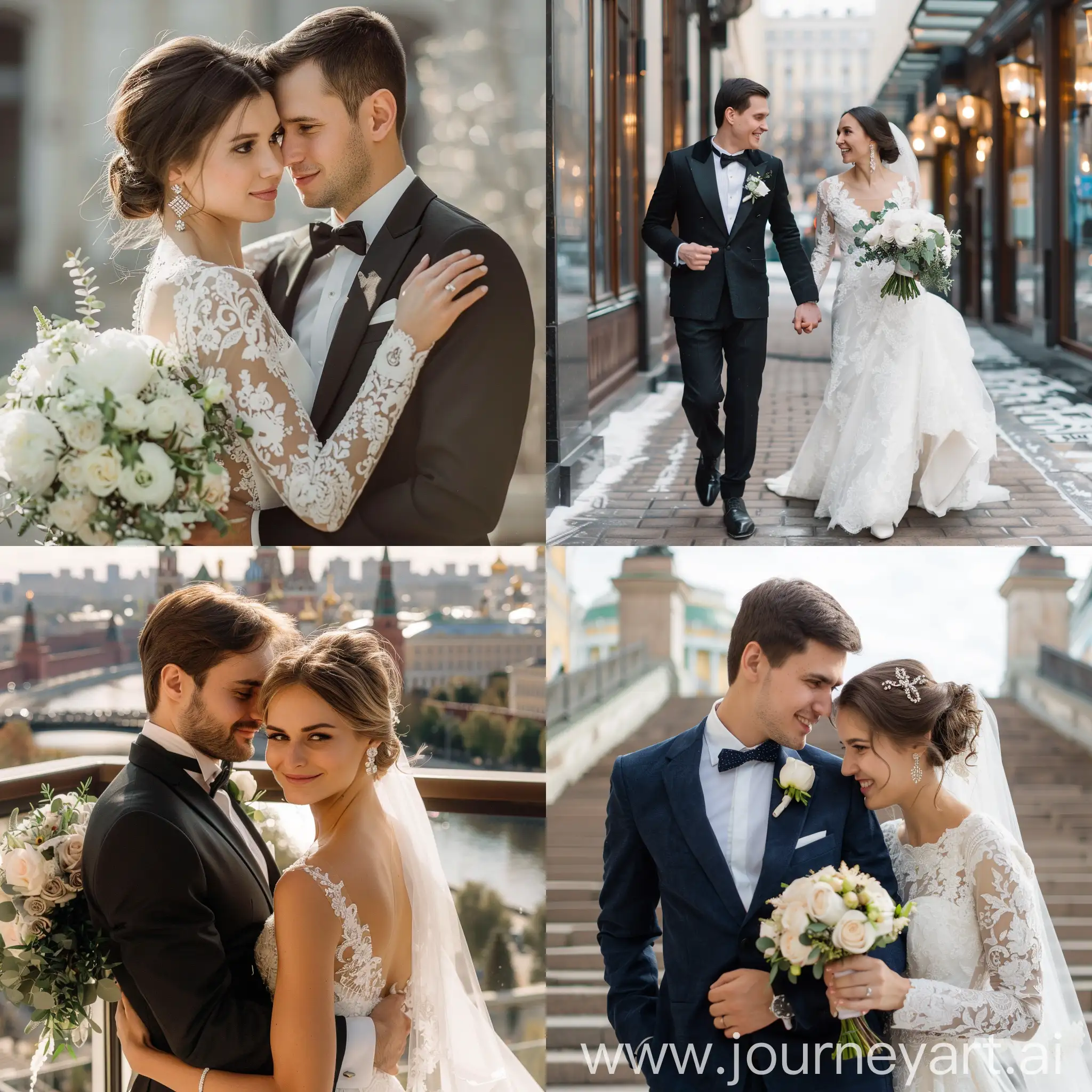 Elegant-Moscow-Wedding-with-Bride-and-Groom