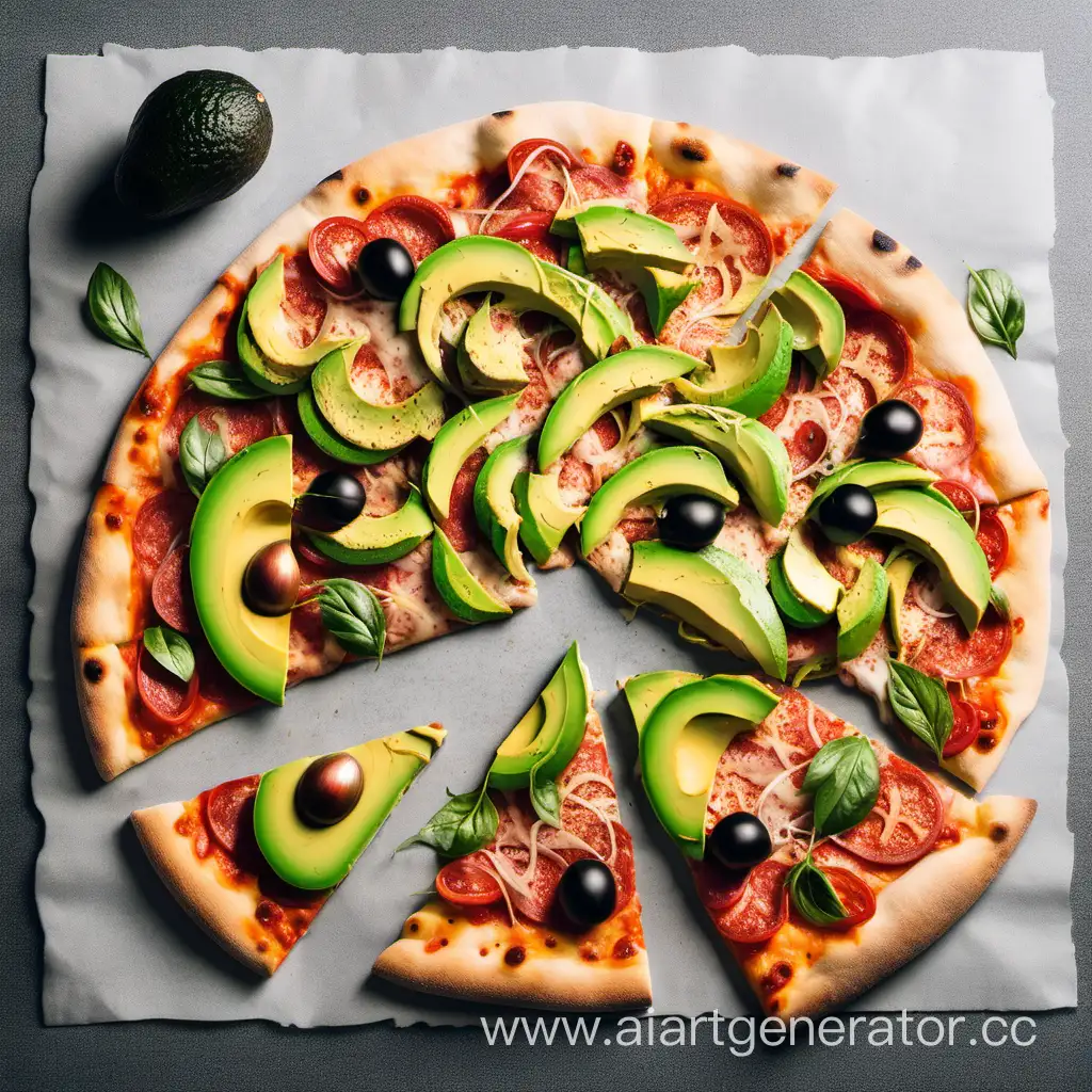 Delicious-Pizza-Topped-with-Fresh-Avocado-Slices