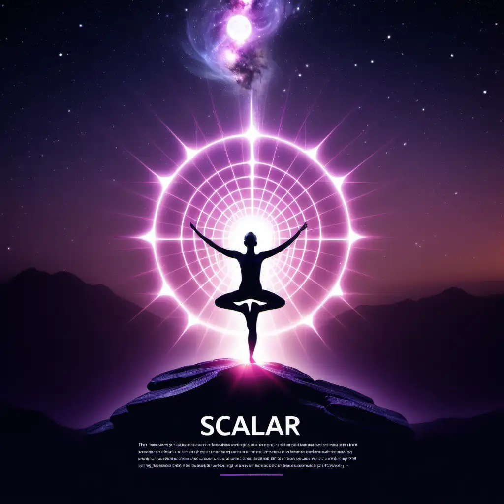 a clean minimalistic website landing page for a "Why Scalar Energy? Experience the Power of Balance and Healing.

At HolisticStarBar, we believe in the transformative potential of scalar energy. Our innovative system harnesses this subtle, yet powerful form of energy, bringing balance and harmony to your body, mind, and soul.

Scalar energy works at the quantum level, penetrating deeply into every cell, promoting healing and rejuvenation from within. It helps to restore the body's natural energy flow, facilitating optimal health, vitality, and wellbeing.

With our cutting-edge scalar energy system, you can unlock a whole new level of wellness. Say goodbye to stress, fatigue, and imbalances. Say hello to radiant energy, mental clarity, and emotional harmony.

But the benefits don't stop there. Our system also strengthens your immune system, supports detoxification, and enhances your body's natural ability to heal itself. It provides a shield against the harmful effects of electromagnetic radiation, helping you find balance in today's technology-driven world.

Experience the future of wellness with Holistic Star Bar. It's time to tap into the limitless potential of scalar energy and embark on a journey of holistic healing. Say yes to vibrant health, inner peace, and a life filled with boundless energy.

Discover the power of scalar energy today. Visit our website or contact us for more information. Together, let's unlock your true potential and embrace a life of vitality, balance, and wellbeing." that has different healing modalities to book time in. Reach for the wellness Sky. Use black, white and a small pop of hot pink color scheme. Website is high fashion, sexy, memorable.  —v5 — ar 9:16 
