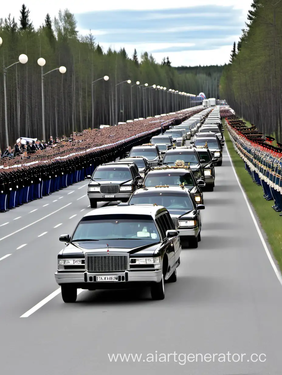 Presidential-Motorcade-Procession-in-Karelia