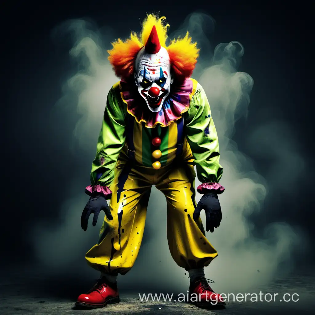 Клоун в токсичном стиле смешной
