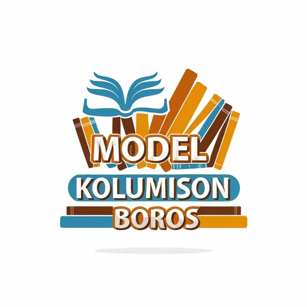 LOGO-Design-For-Model-Kolumison-Boros-Elegant-Typography-with-Books-and-Alphabet-for-Education-Industry