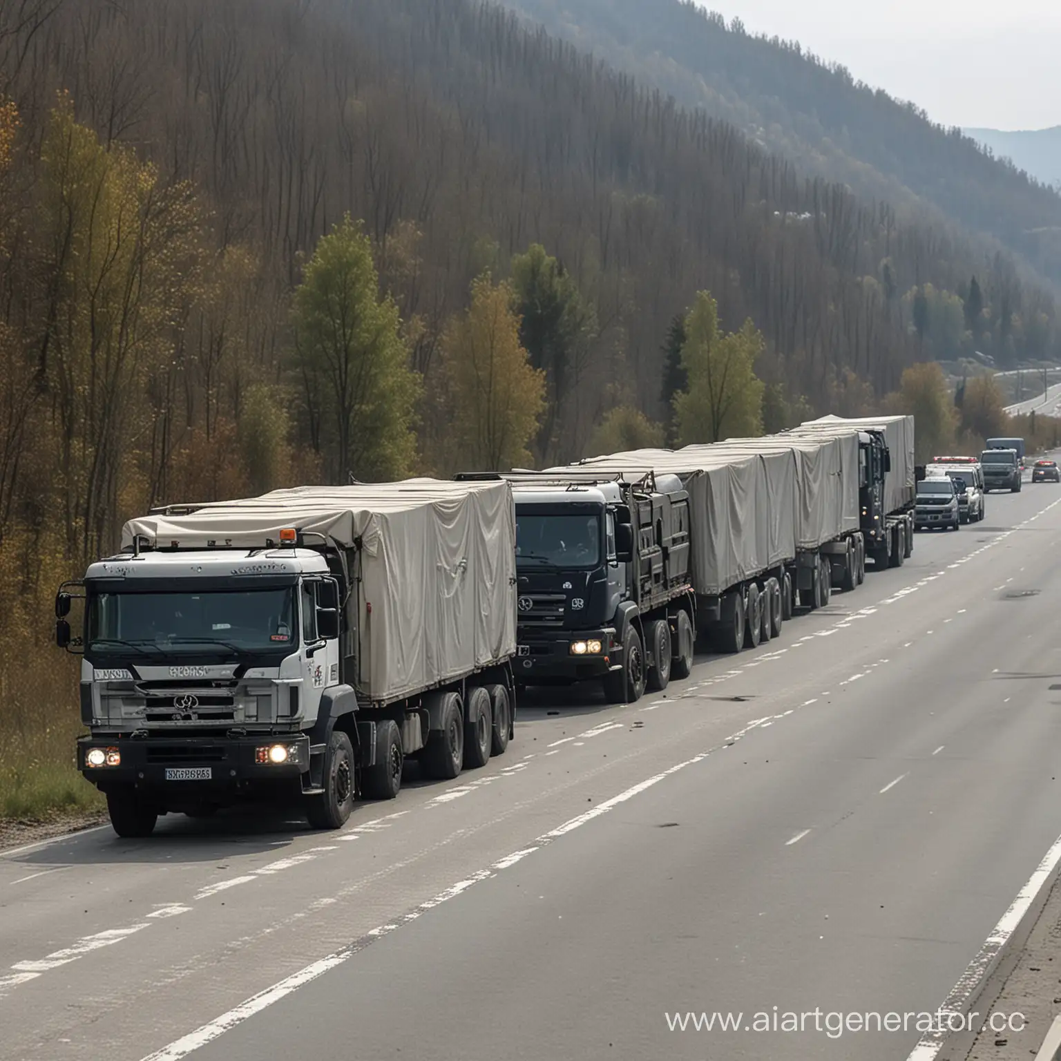 Разбитый террористами конвой в Румынии
