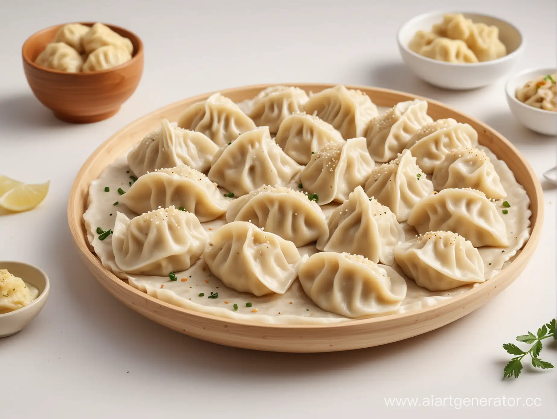 Delicious-Dumplings-on-White-Aesthetic-Food-Photography