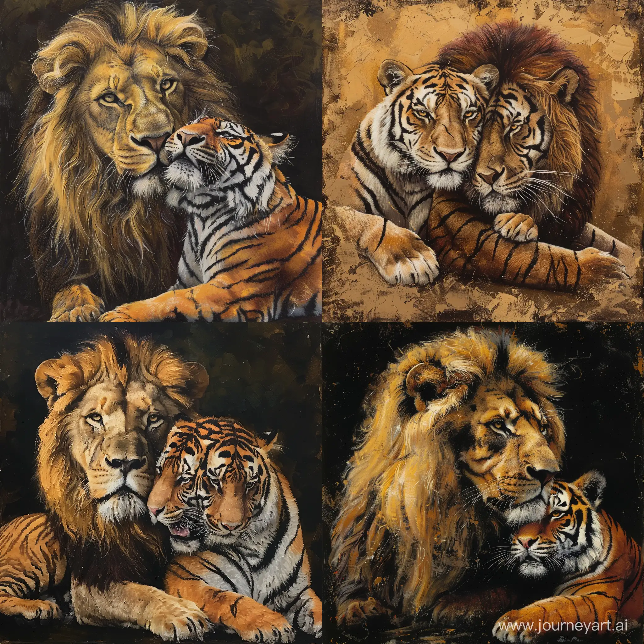 Majestic-Lion-and-Tiger-Duo-in-Harmonious-Composition