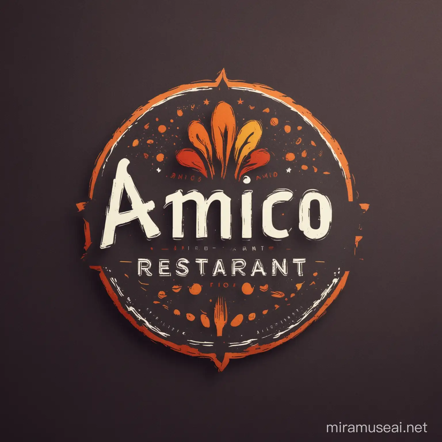 Authentic Indian Cuisine Logo with Elegant Cutlery