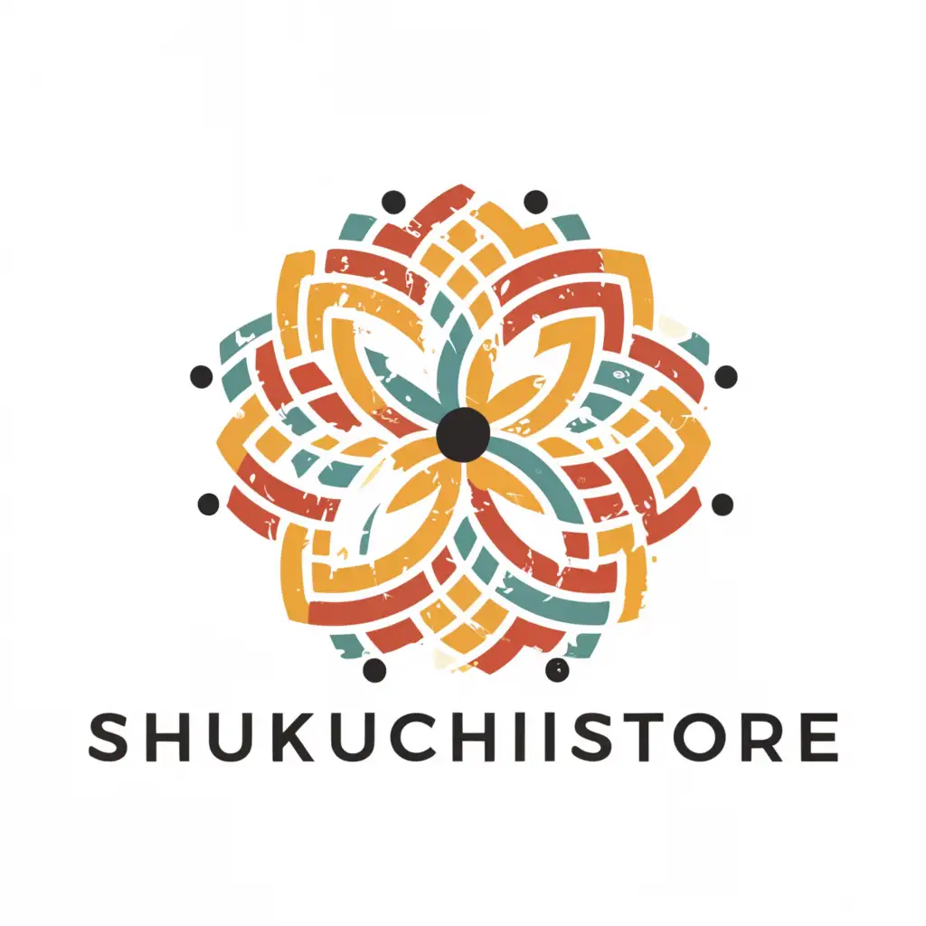 a logo design,with the text "SHUKUCHISTORE", main symbol:higanbana,Moderate,clear background