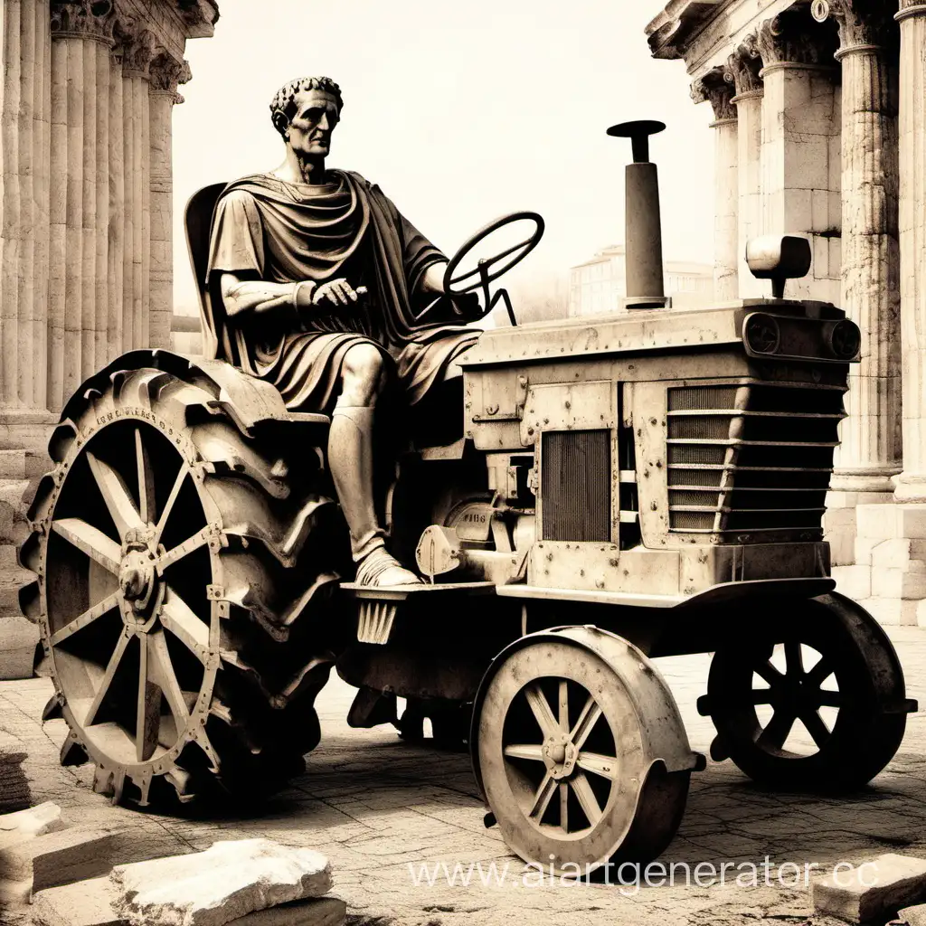 Gaius-Julius-Caesar-Riding-a-Mighty-Tractor-Through-Ancient-Fields