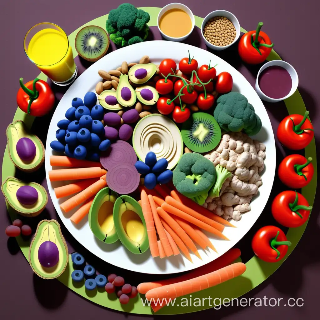 Colorful-Plate-of-Nutritious-Food