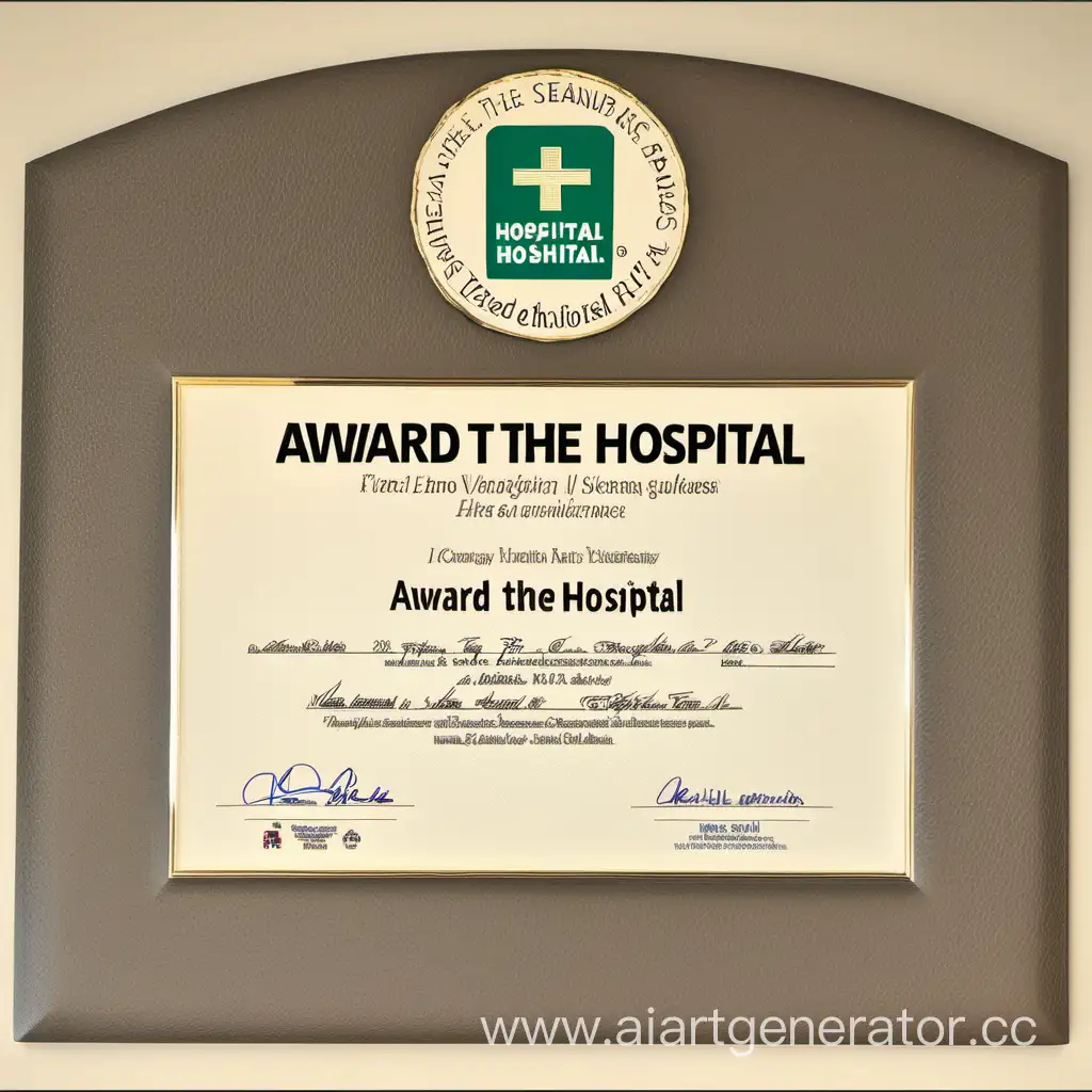 награда больнице