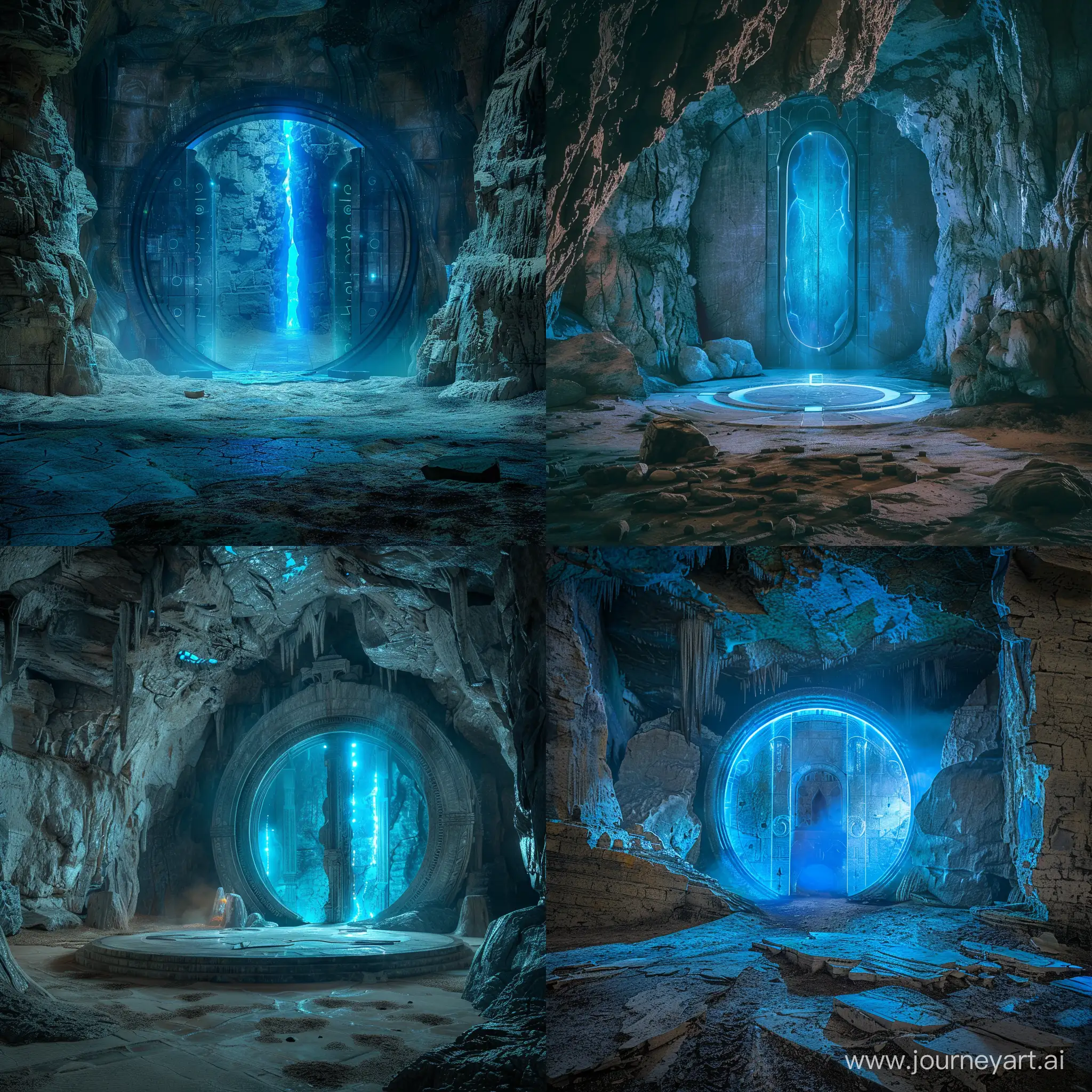 Ancient-Dungeon-Mysterious-Abandoned-Cave-with-Magic-Gates