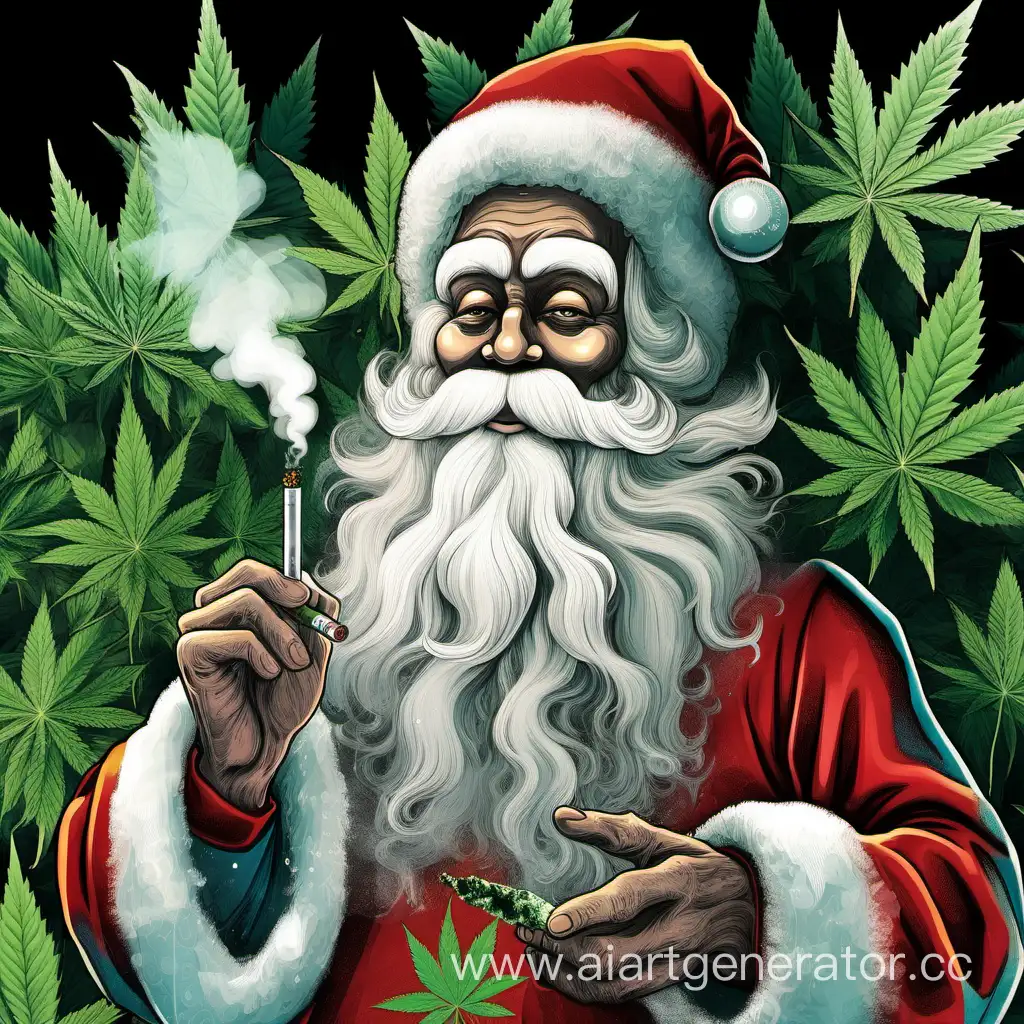 Ded-Moroz-Enjoying-Cannabis