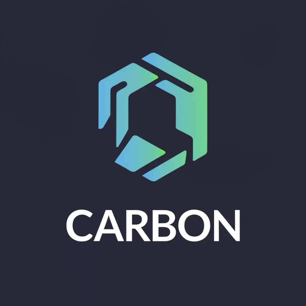 logo, software for robots, with the text "CARBON", typography