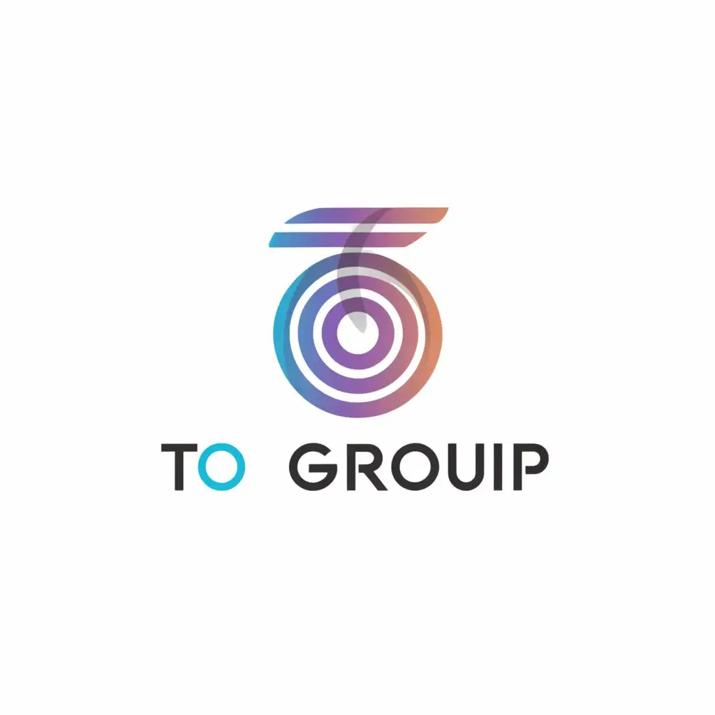 a logo design,with the text "TO Group", main symbol:illustrator,Moderate,clear background