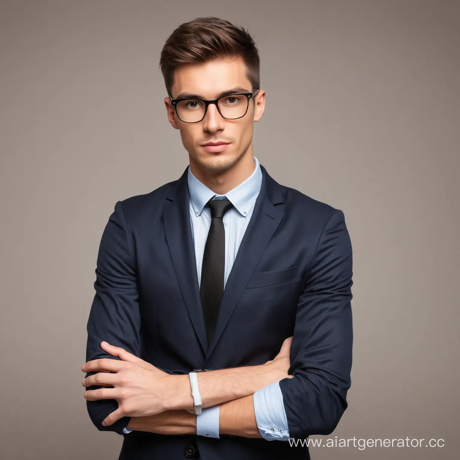 Professional-Mens-Resume-Headshot-Smartly-Dressed-in-Glasses