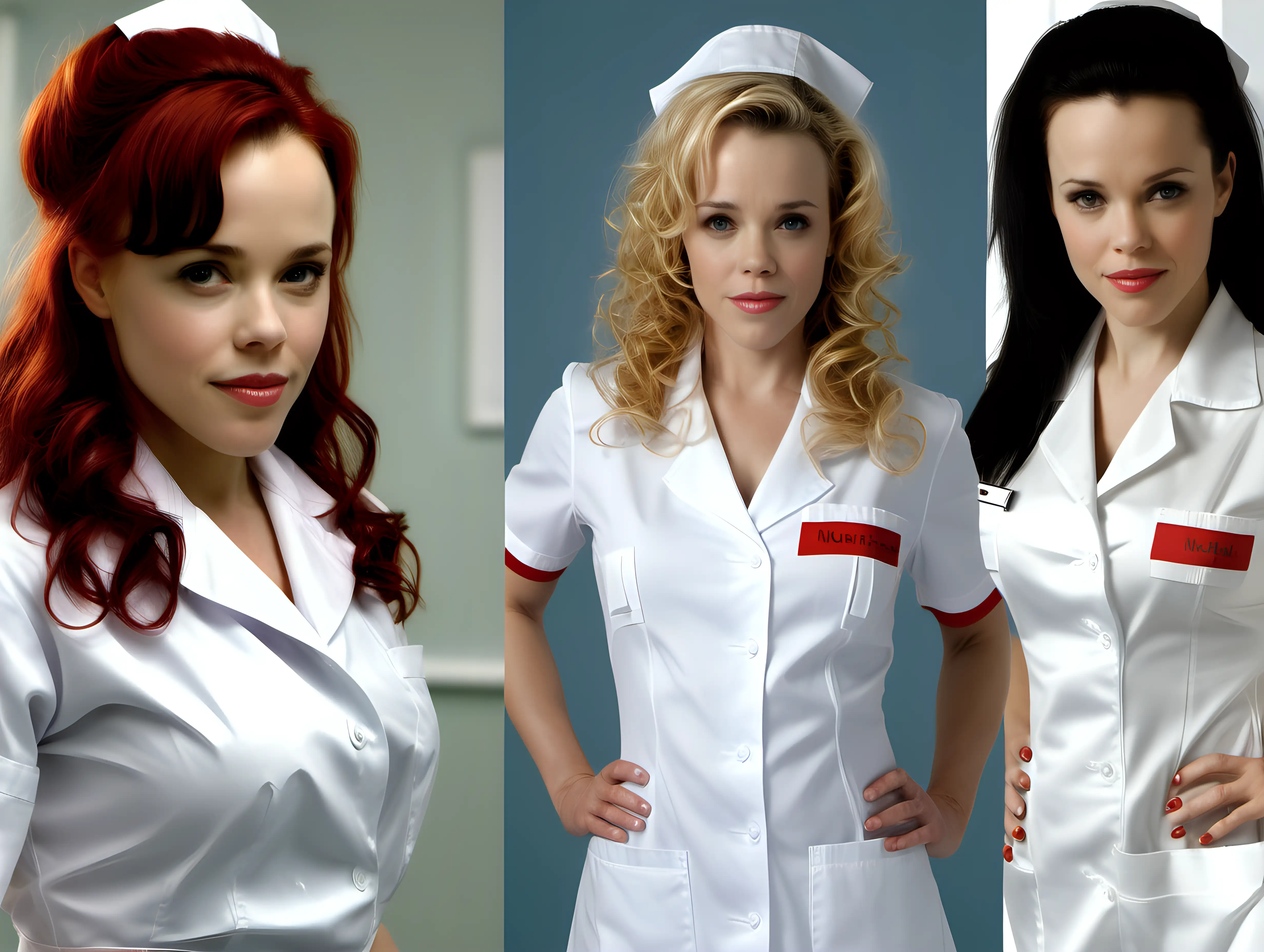 litle girls in long crystal satin retro nurse white uniforms and milf mothers long blonde and red hair,black hair rachel macadams full size