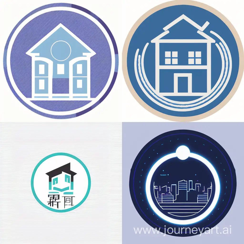 Modern-Real-Estate-Logo-Design-with-Circular-Niji-Elements