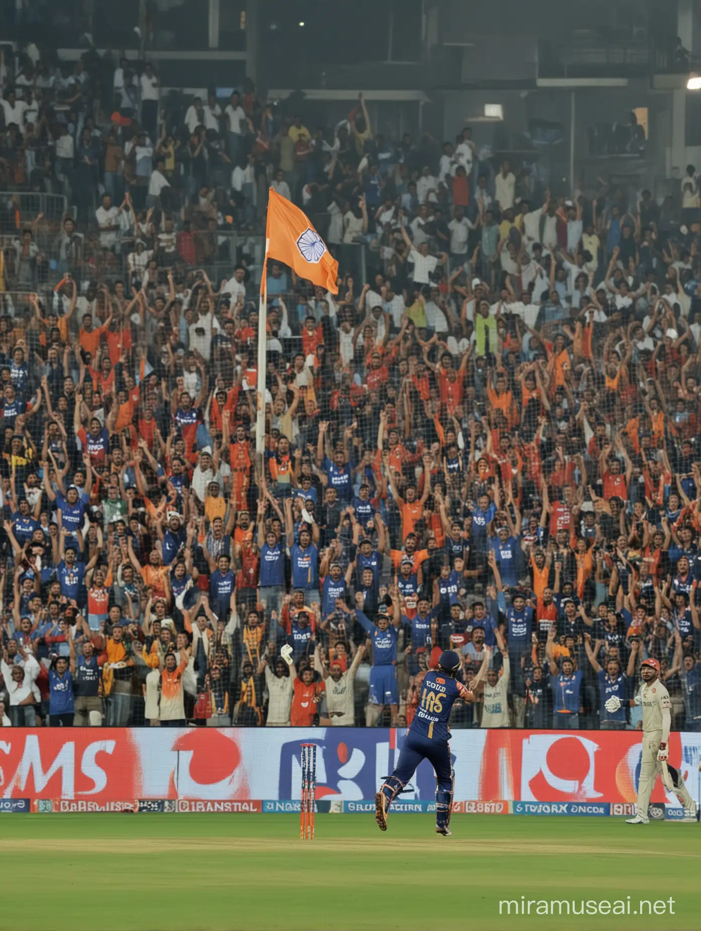 Exciting Cricket Match at Indian Premier League