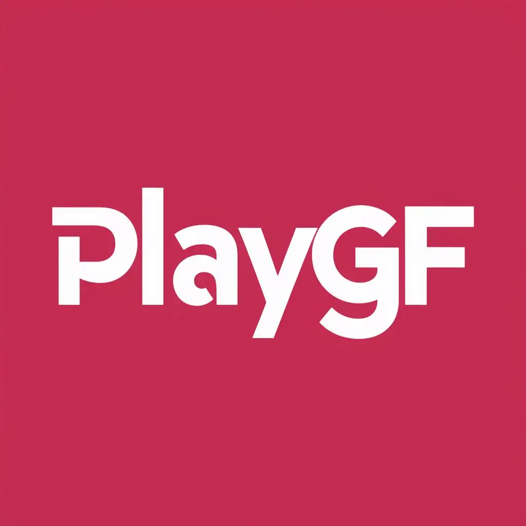 LOGO-Design-For-PLAYGF-Vibrant-Typography-for-Home-and-Family-Industry