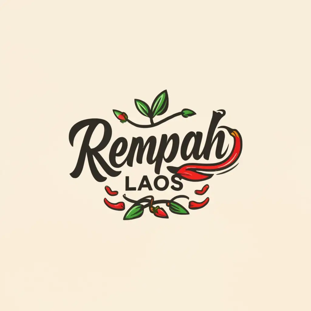 LOGO-Design-for-RempahLaos-Spice-Ingredients-Theme-for-the-Restaurant-Industry