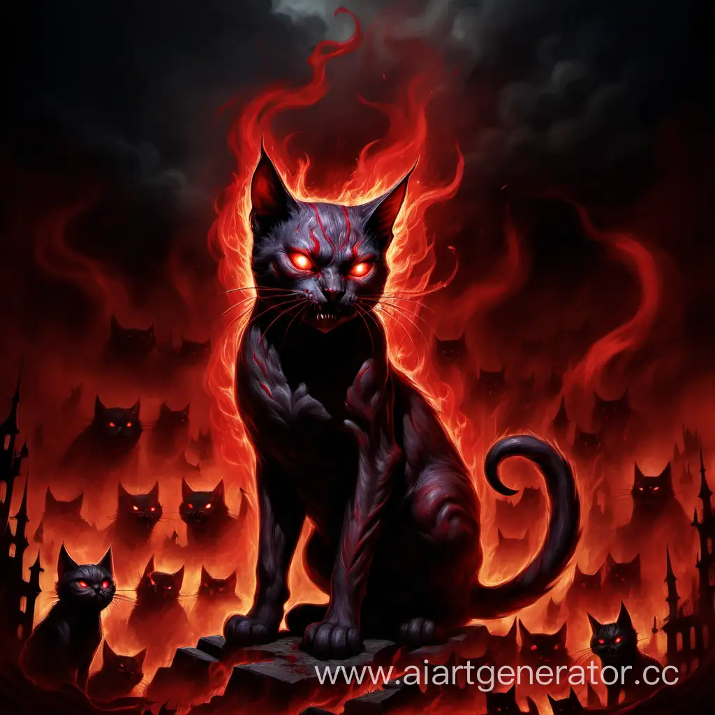 Sinister-Red-Cat-in-Infernal-Glow