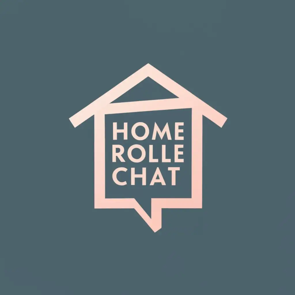 LOGO Design For Homebound Souls Role Chat Elegant Typography for Home ...