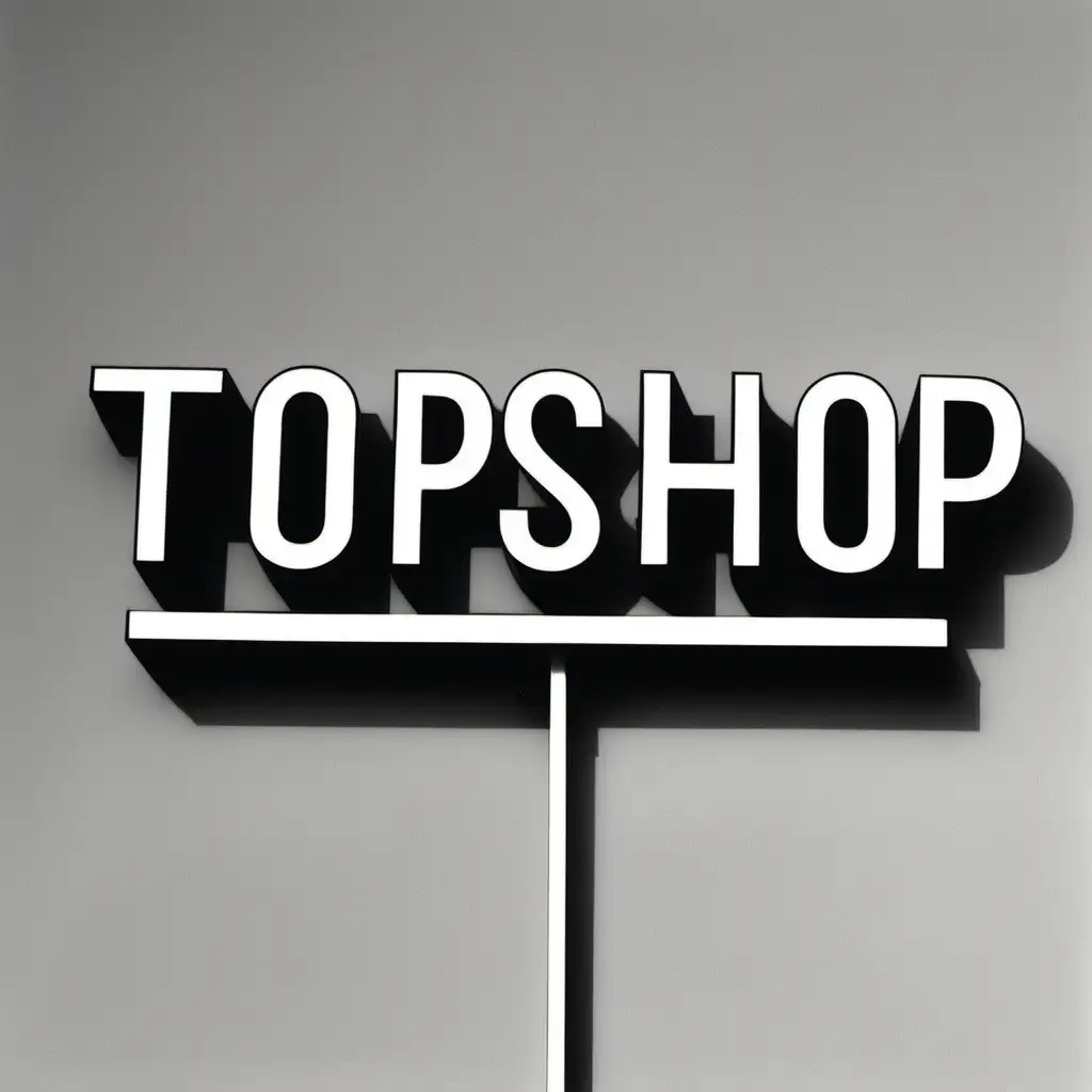 TopShop Commercial Logo Design