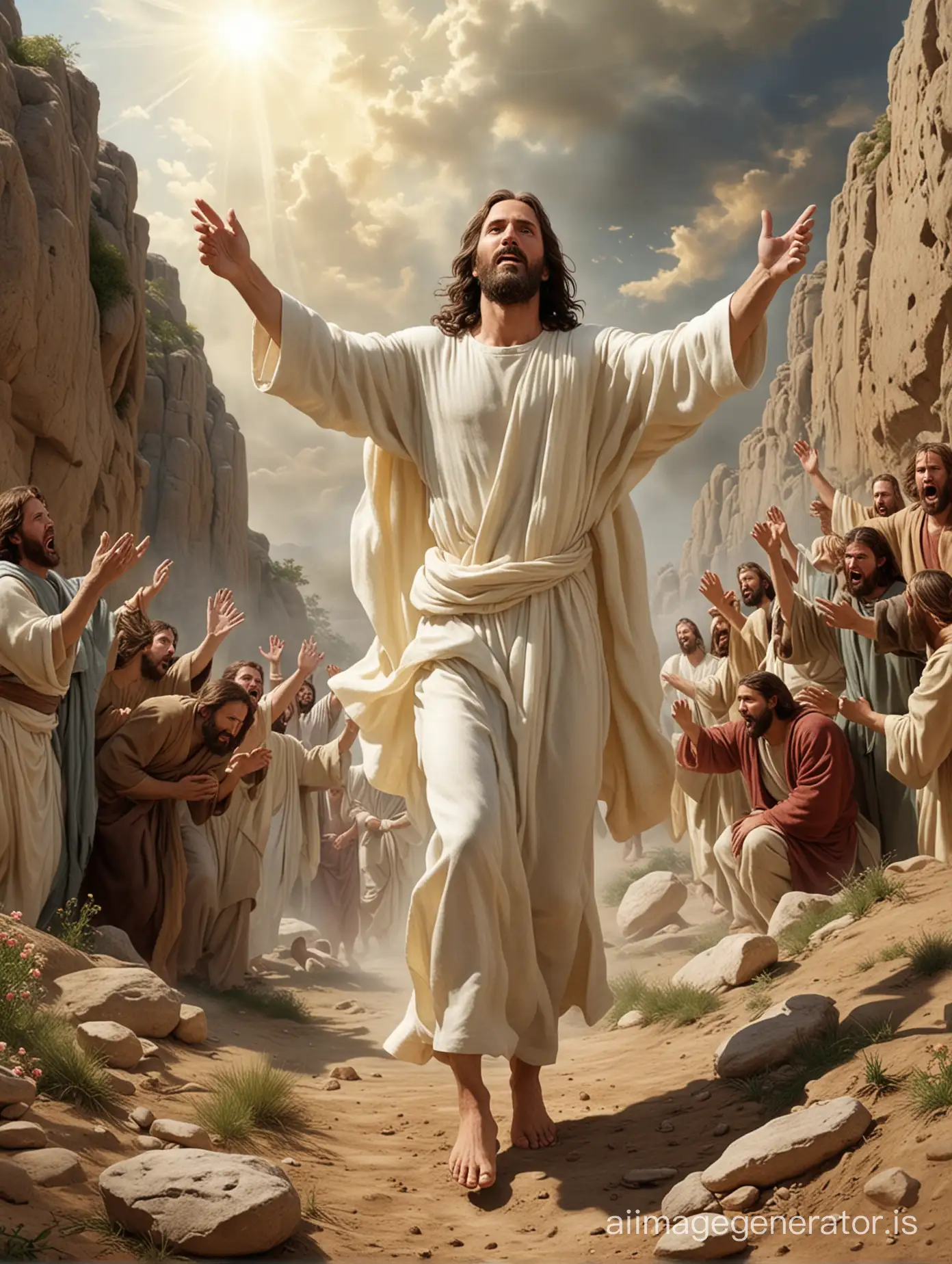 realistic picture of jesus resurrection