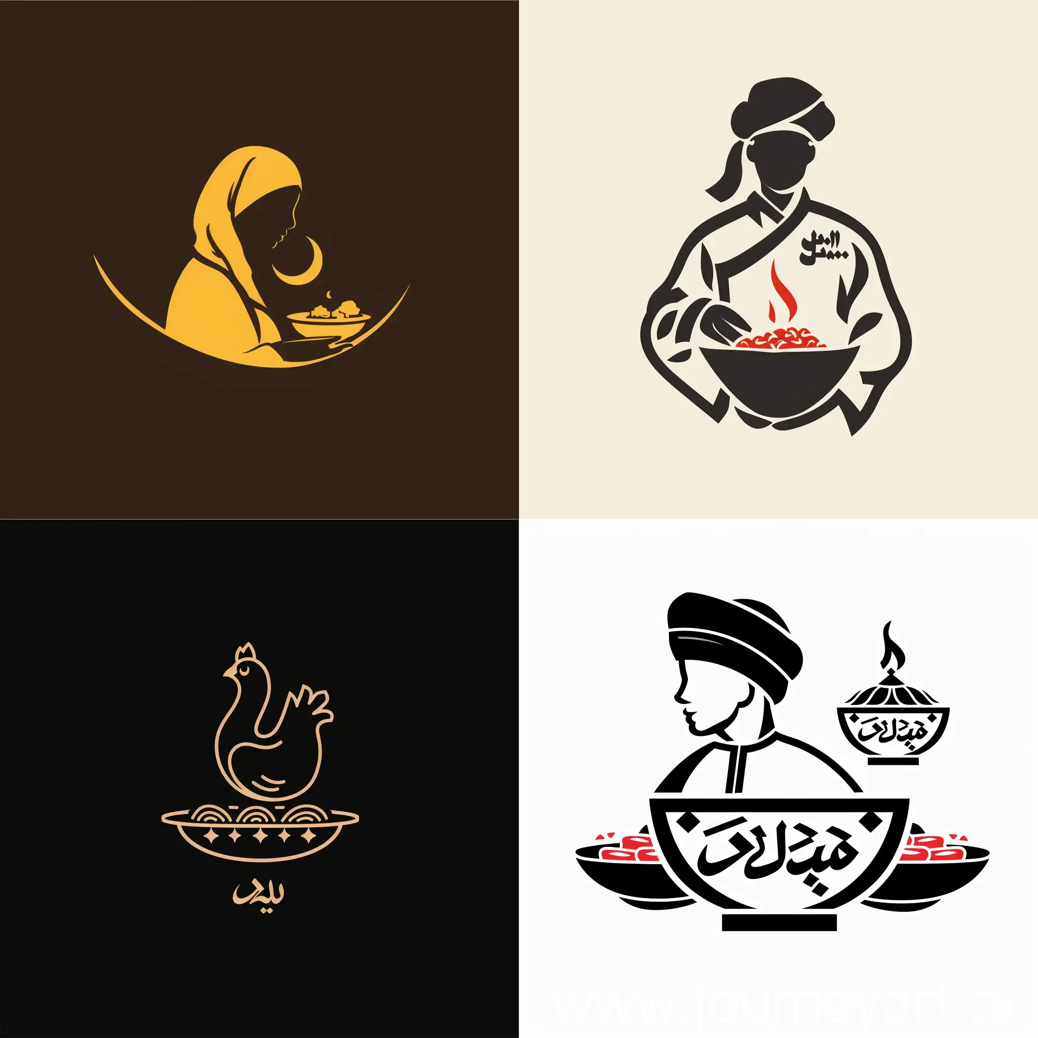 Authentic-Yemeni-Cuisine-Logo-Traditional-Meals-in-Vibrant-Setting