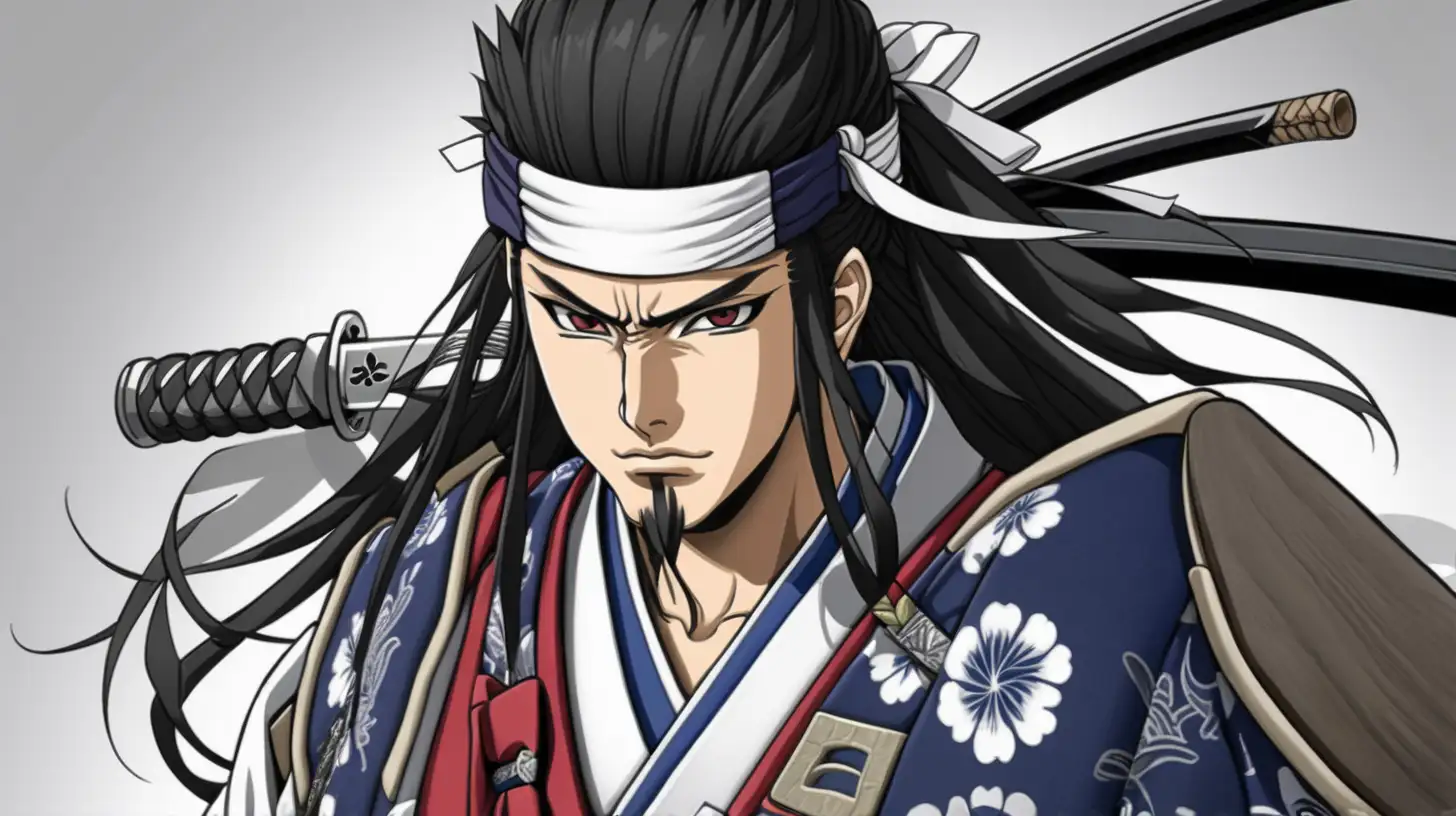 Saig Toshimomo Leader of the Shinsengumi Guiding Young Samurai