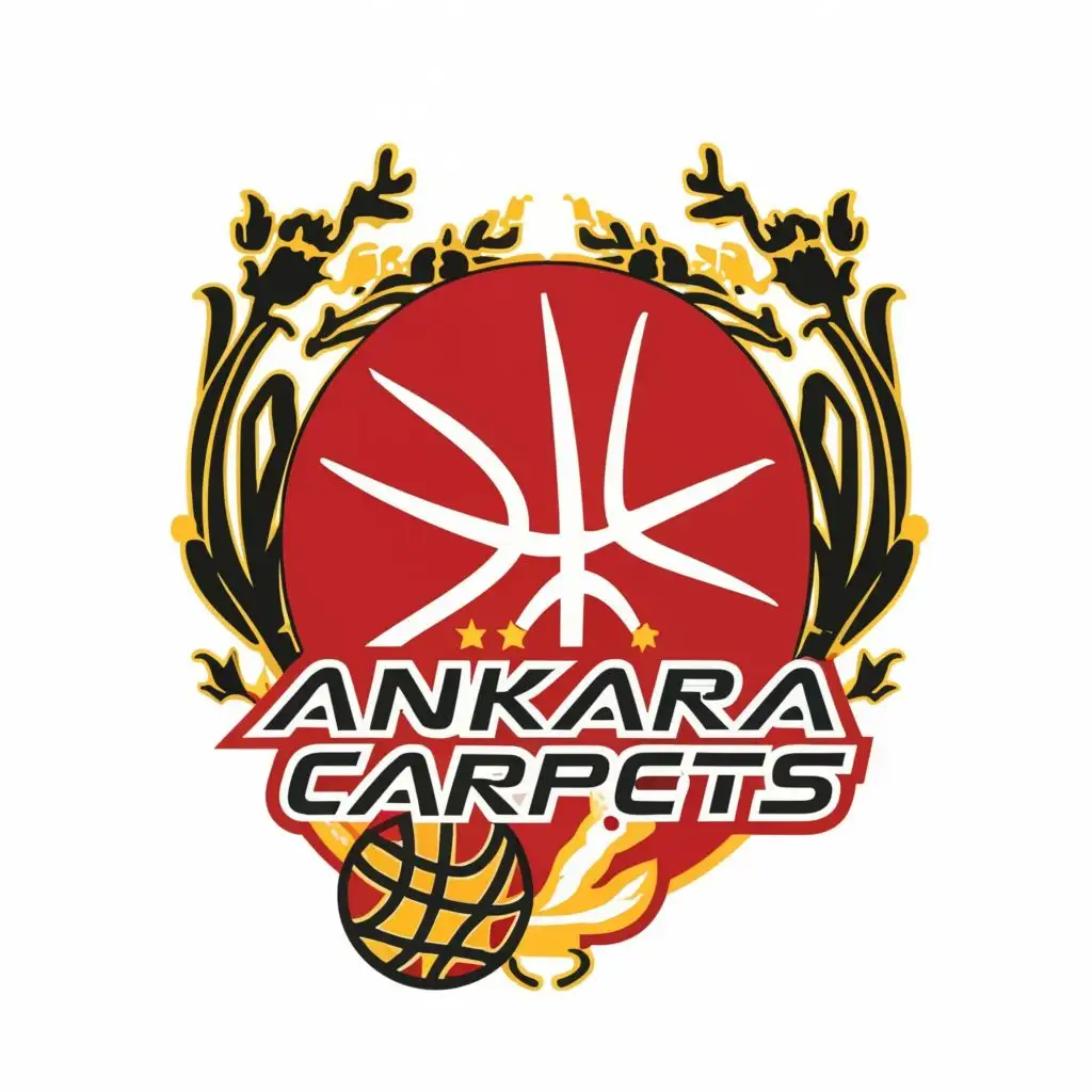 LOGO-Design-For-Ankara-Carpets-Dynamic-Basketball-Inspired-Typography-on-White-Background