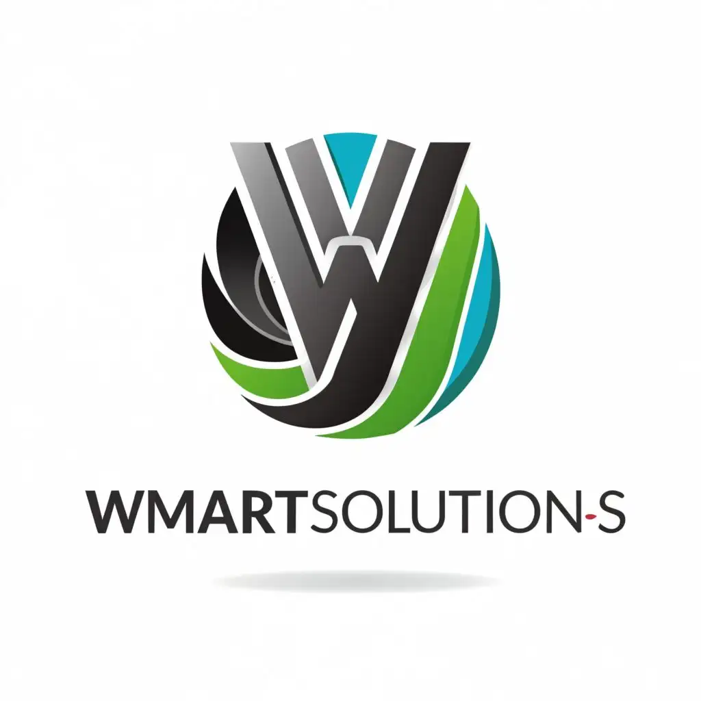 a logo design,with the text "WWSMARTSOLUTION", main symbol:WW,Moderate,clear background