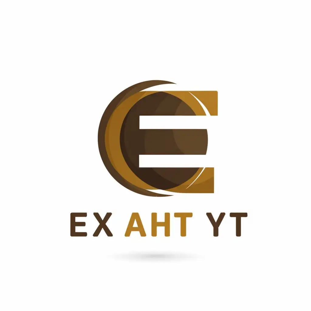logo, E, with the text "EXE AHT YT", typography, be used in Legal industry