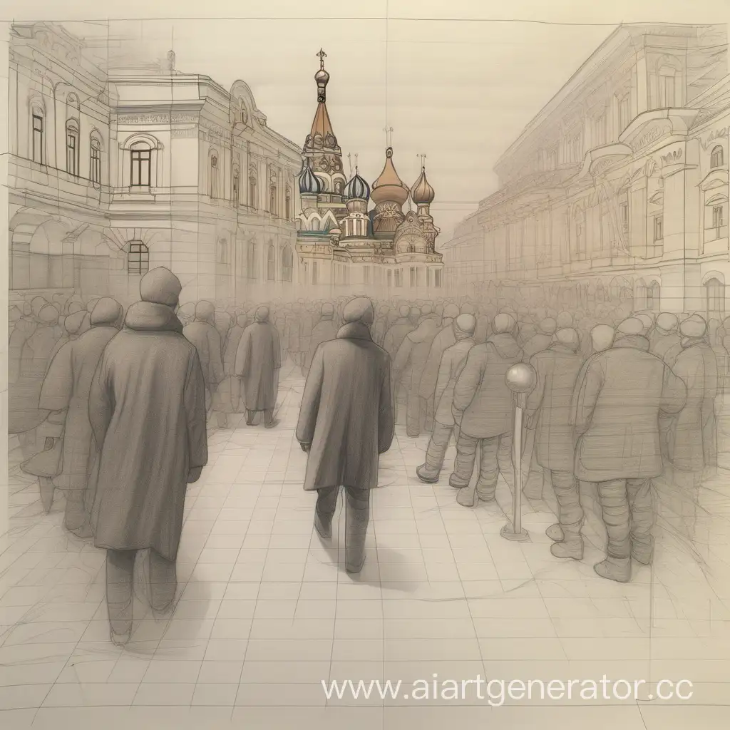 Russian-Mentality-Art-for-Tracing-and-Drawing-Practice