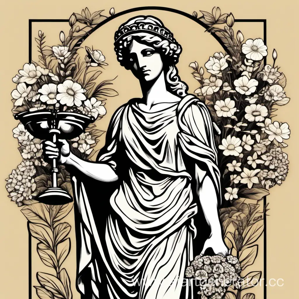 Themis-Holding-Bouquet-of-Flowers-in-Courtroom