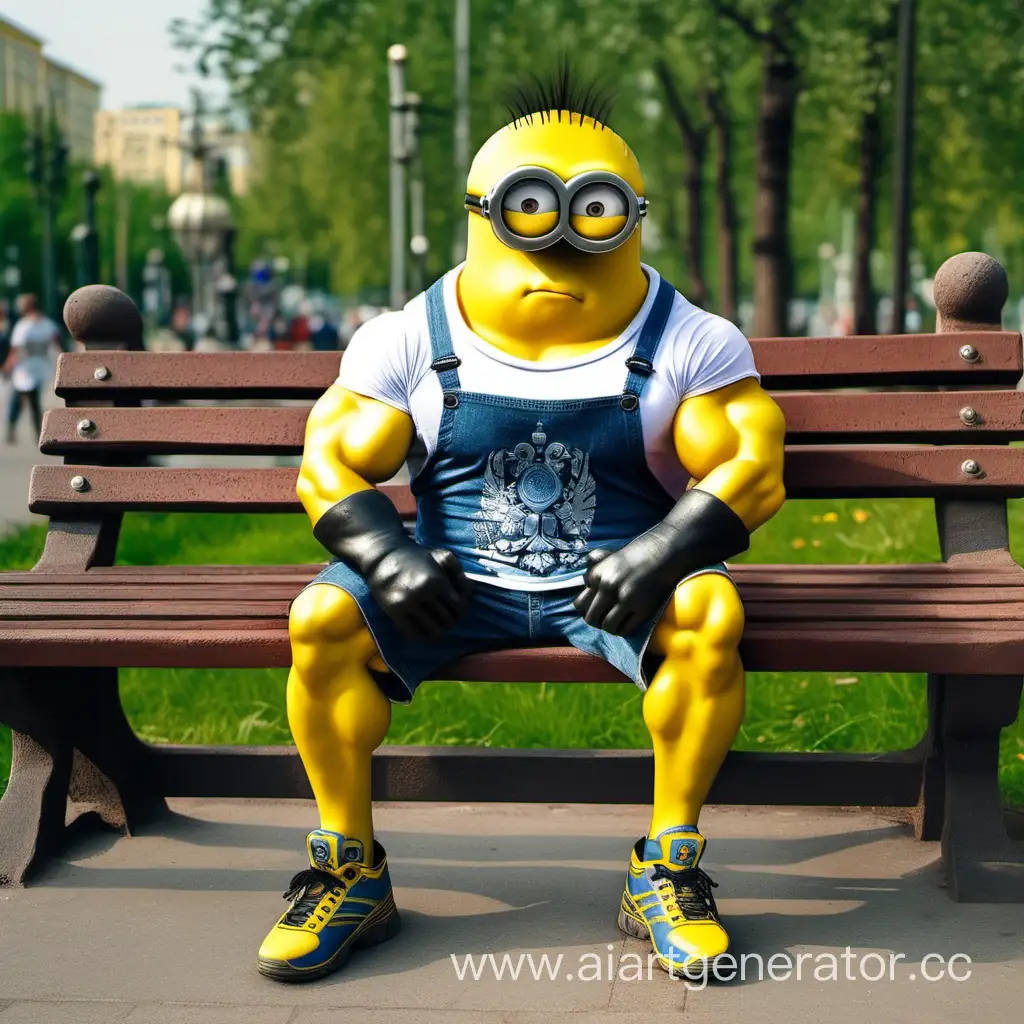 Powerful-Minion-Relaxing-in-RussianInspired-Attire