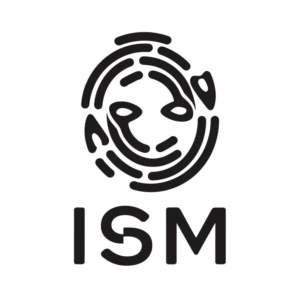 a logo design,with the text "Ism", main symbol:ouroboros,complex,be used in Internet industry,clear background