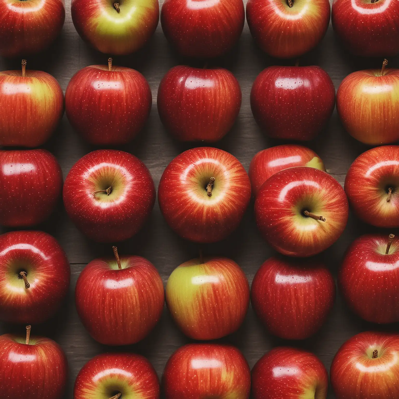 Vibrant Apple Still Life Fresh Fruits on Rustic Wooden Table