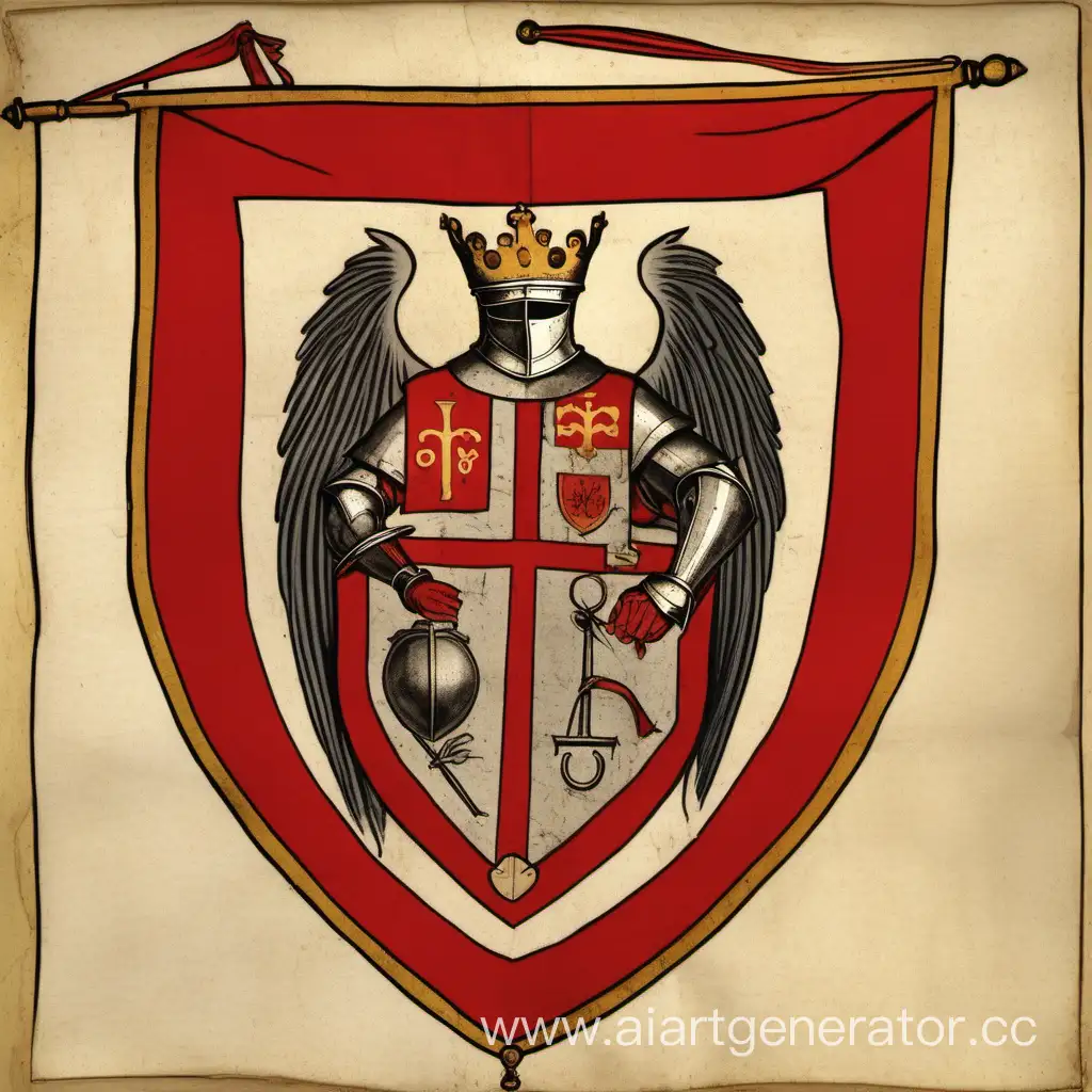 Средневековое рыцарское знамя эндокринологов