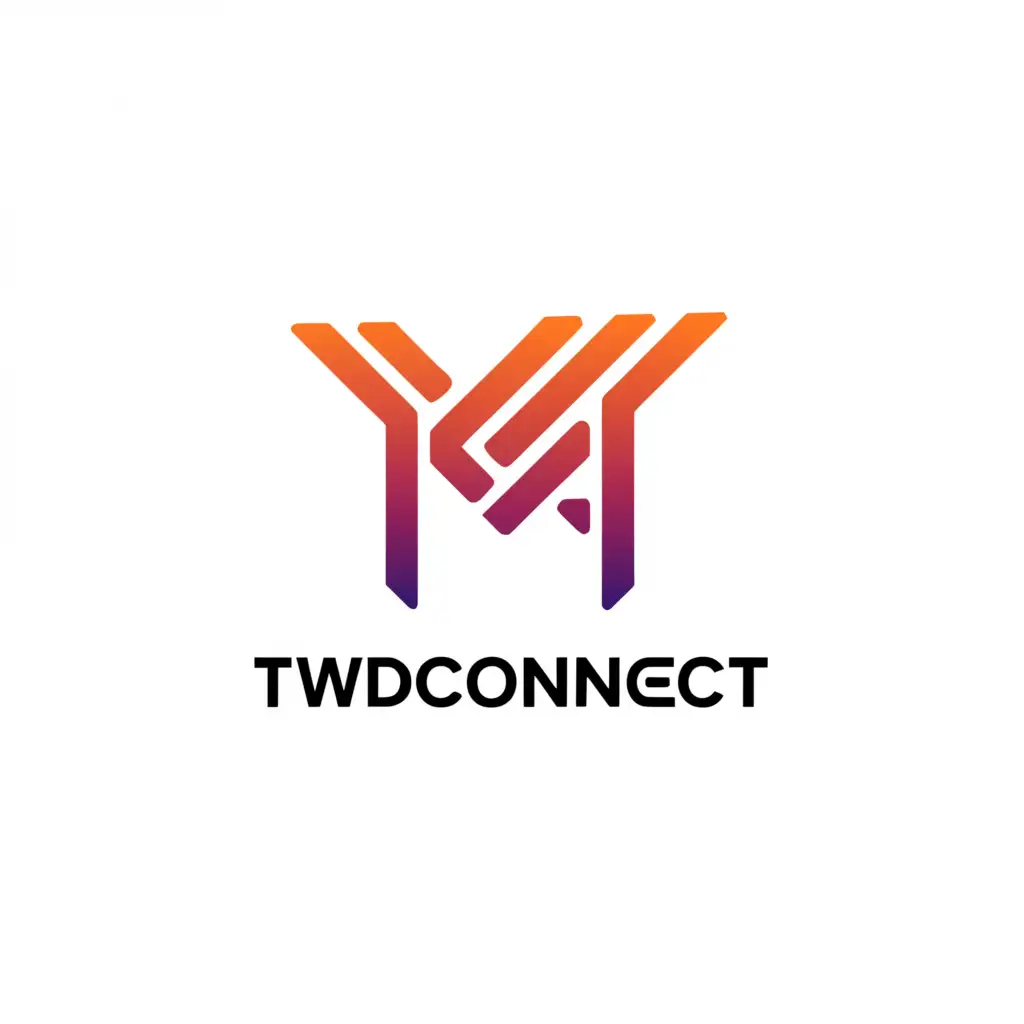 a logo design,with the text "TWDConnect", main symbol:TWD,Moderate,clear background